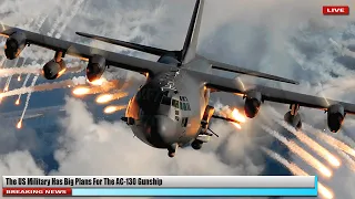 AC-130 Gunship in action - Firing All Its Cannons