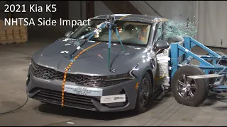 2021-2024 Kia K5 NHTSA MDB Side Crash Test