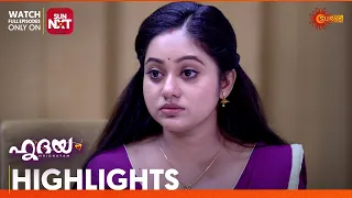 Hridhayam - Highlights of the day | 26 Jan 2024 | Surya TV