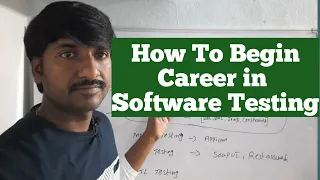 How to start Career in software Testing