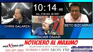 Noticiero Al Máximo Con Oscar Omar Felix, ''Betun'' Vizcarra Y Chris El ''Machu Picchu'' #Podcast324