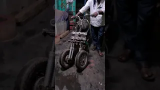 front two wheels scooter project 80% success  modification   My father has an engineerlike mind