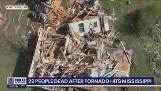 At least 22 people killed in Mississippi tornado | FOX 13 Seattle