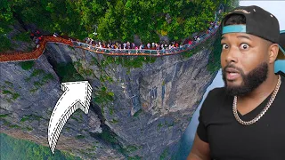 12 Most Terrifying Bridges You Don't Want To Cross | REACTION