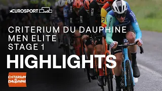 🇫🇷 Critérium du Dauphiné 2024 Stage 1 Race Highlights | Eurosport Cycling