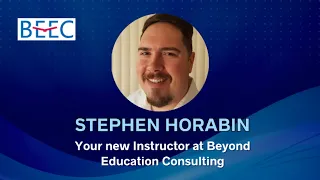 Meet BEEC Instructor Stephen Horabin