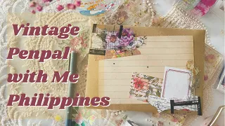 Vintage Penpal with Me Philippines | ASMR No Music