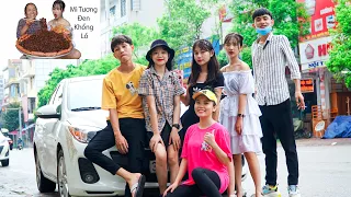 Hạt Tiêu Cùng Team Táo Xanh Về Nhà Bà Tân VLog Làm Đĩa Mì Tôm Hàn Quốc Siêu Cay Khổng Lồ