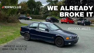 We bought the highest mileage BMW E36 in the UK