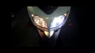 Suzuki V-STROM 650 Led Head Lamp Modification Headlight Bulb Hi Lo Beam 72W 8000LM 6500K