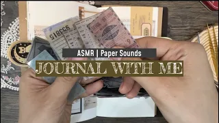 Vintage 🤎 | Scrapbooking | ASMR | Paper Therapy | Travelers Notebook