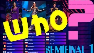 THE 10 QUALIFIERS OF SEMI-FINAL 1 (EUROVISION 2017) GET ANNOUNCED!!! WITH PETRA MEDE