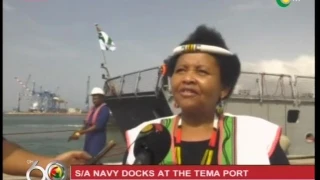 South African Navy Docks at the Tema Port - 30/3/2017