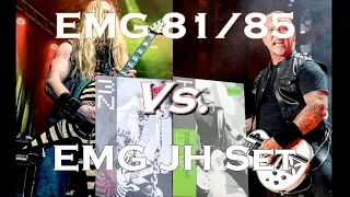 EMG 81/85 (ZW) vs EMG James Hetfield : EMG active Sound fight !