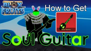 "How to get Soul Guitar in Bloxfruits" (Mythical Gun) | Roblox
