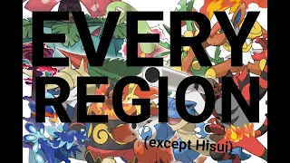 I Played EVERY Pokemon Region, These Were my Teams!