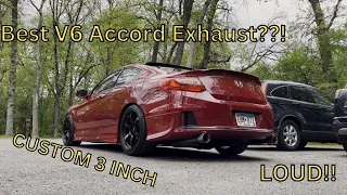 9th Gen Honda Accord V6 CUSTOM DUAL EXIT 3 inch Exhaust