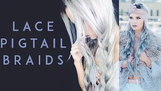 Lace Pigtail Braids Tutorial | Kirsten Zellers