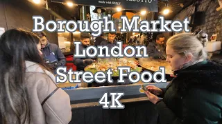 Borough Market London 4K walkthrough