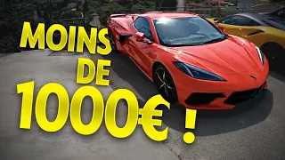 TU PEUX LOUER CETTE CORVETTE POUR MOINS DE 1000€ !