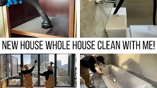 NEW HOUSE WHOLE HOUSE CLEAN WITH ME 2023 // Cleaning Motivation