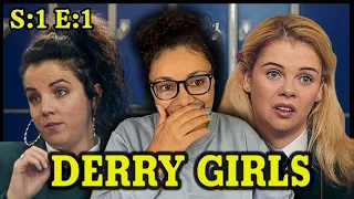 DERRY GIRLS SEASON 1 EPISODE 1 REACTION