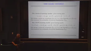 Vladimir Vapnik - Learning With a Nontrivial Teacher (March 12, 2014)