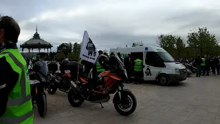 manifestation moto Valence contrôle technique le 4 avril 2021