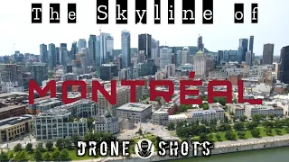 The SKYLINE of Montréal  ||  Downtown MONTRÉAL Quebec  ||  4K Aerial Shots  ||  2023