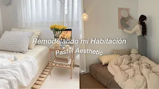 Remodelando mi habitación ૮꒰ ˶• ༝ •˶꒱ა estilo Pastel Aesthetic
