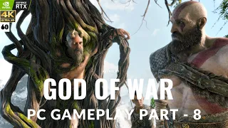 GOD OF WAR PC Gameplay  Part 8 FULL GAME [4K 60FPS ULTRA] - No Commentary