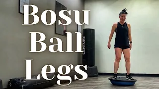 BOSU BALL | Top 3 Moves for your Leg Workout