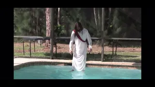 Jesus forgets he can walk on water