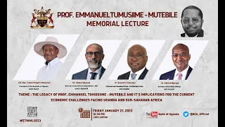 Prof. Emmanuel Tumusiime - Mutebile Memorial Lecture