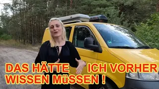 3. GRÖßTEN Vanlife Fehler! Vanlife und Camping im VW T5.