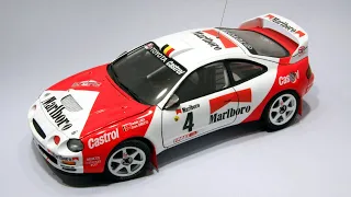 Building and converting 1:24 Tamiya Toyota Celica GT-Four