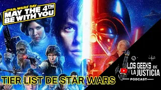 Los Geeks De La Justicia #DEBATE Tier List de Star Wars I Berenjena Films