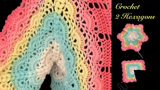 Crochet 2 Hexagon Jacket - ABSOLUTELY  GORGEOUS, part 1 🍭