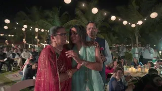 Bride's Surprise Dance for Family | Sundowner Party | Parag & Prachi's Wedding