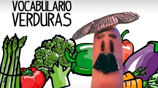Vocabulario verduras español, aprender vocabulario español