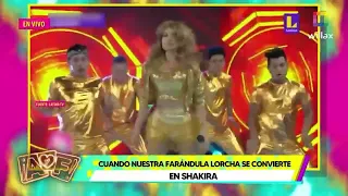 Amor y Fuego - FEB 03 - CUANDO NUESTRO FARANDULA LORCHA SE CONVIERTE EN SHAKIRA | Willax