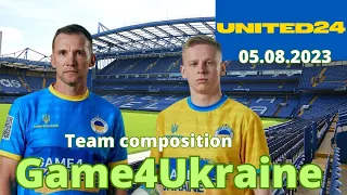 Game4Ukraine: Andriy Shevchenko & Oleksandr Zinchenko || Legends football
