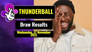 Thunderball draw results from Wednesday, 17 November 2021