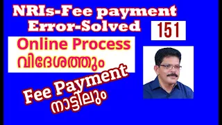 Failed FEES PAYMENT FROM ABROAD (NRIs) SOLVED- DRIVING LICENSE ONLINE PROCESS.