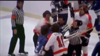 Philadelphia Flyers Dave "The Hammer" Schultz NHL Fight Video