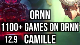 ORNN vs CAMILLE (TOP) | 2.4M mastery, Rank 7 Ornn, 1100+ games, 4/2/12 | BR Grandmaster | 12.9