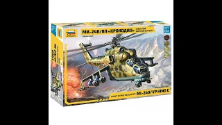 Подробная инструкцияпо сборке Ми-24В/ВП 1:72 от Zvezda. Часть 2.