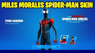 HOW TO GET MILES MORALES SPIDER-MAN SKIN (FORTNITE 2021)