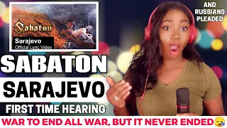 SINGER REACTS | FIRST TIME HEARING SABATON - Sarajevo (Official Lyric Video) REACTION!!!😱