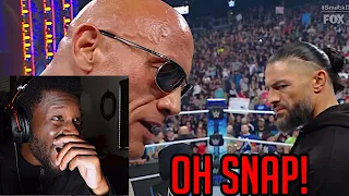 OH MAN!!! 👀 The Rock & Roman Reigns Segment Gets JUICY (Reaction)